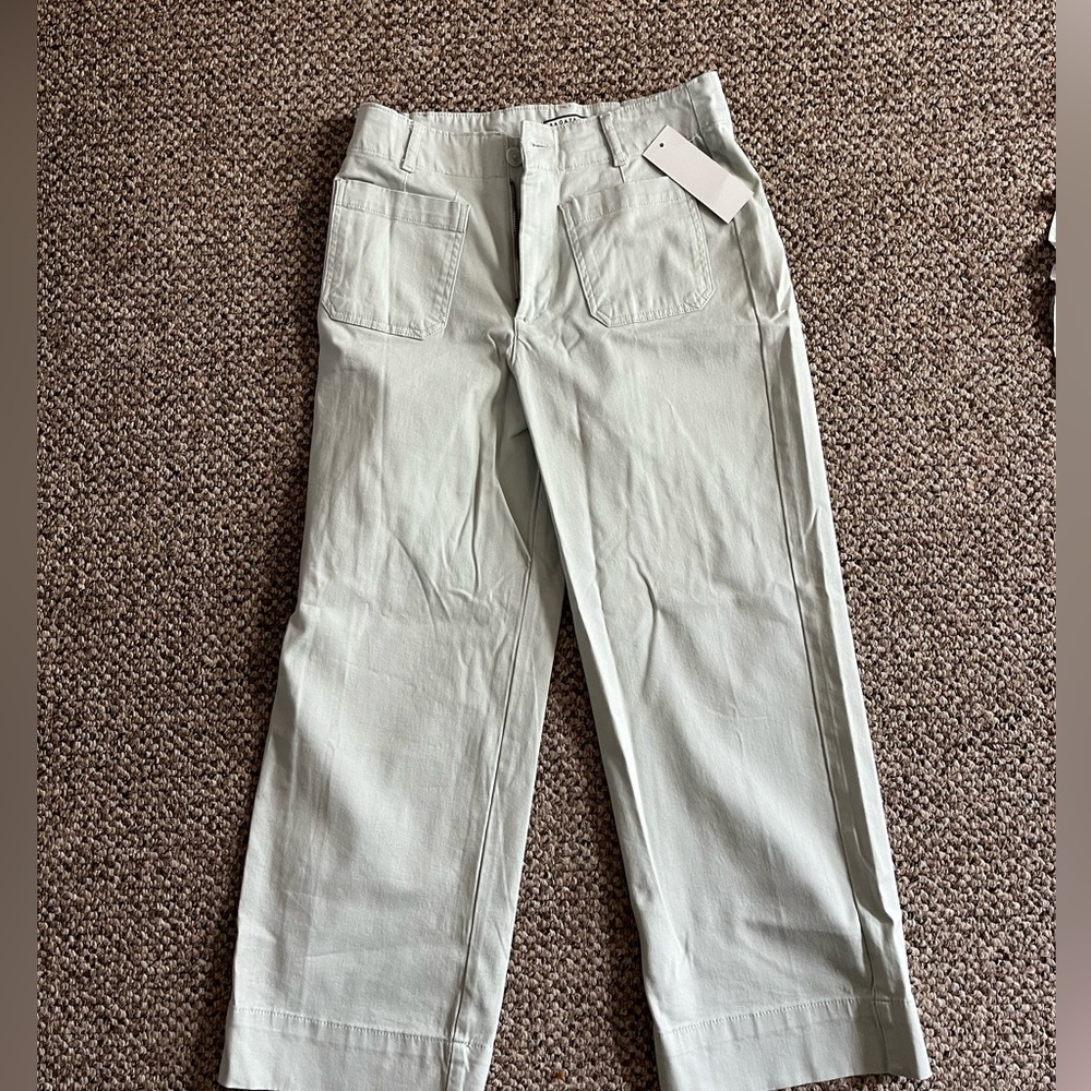 Light green trousers
